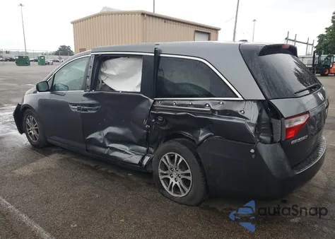 2012 Honda Odyssey Exl from USA, damaged, VIN 5FNRL5H60CB102716